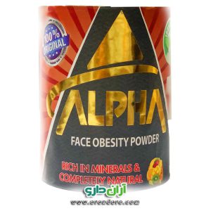 پودر چاقی صورت آلفا ALPHA تپل کننده تضمینی صورت ساخت کشور هند افزایش وزن صورت