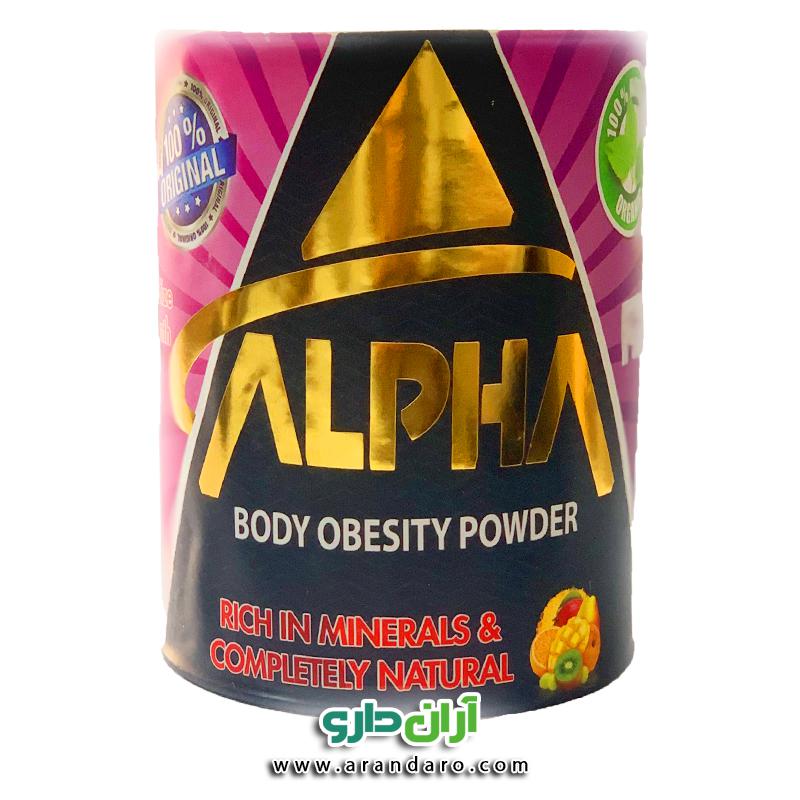 پودر چاقی بدن آلفا ALPHA افزایش وزن 9 تا 12 کیلوگرم