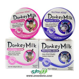 کرم Donkey Milk کرم سفید کننده شیر الاغ SULTANA ROSE